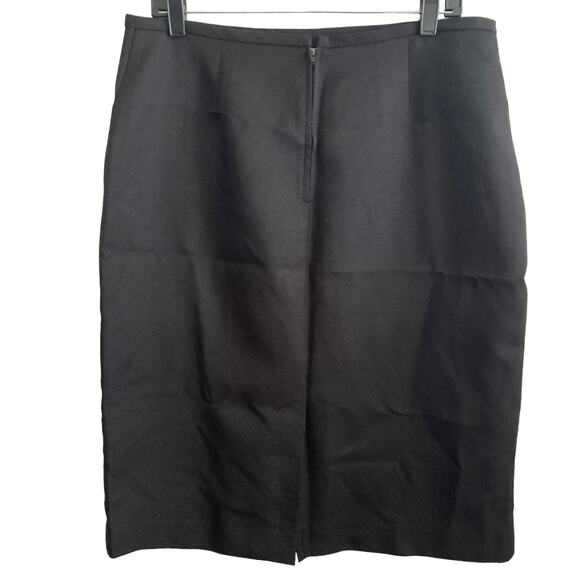 E. H Woods Skirt Womens 12 Black Lightweight - Picture 3 of 7